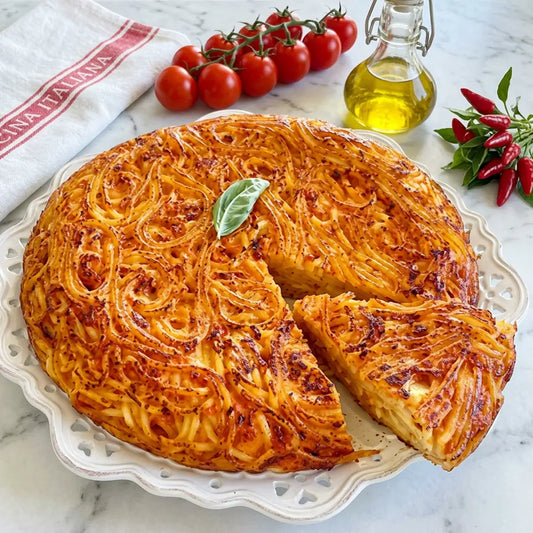 Pizza di bucatini