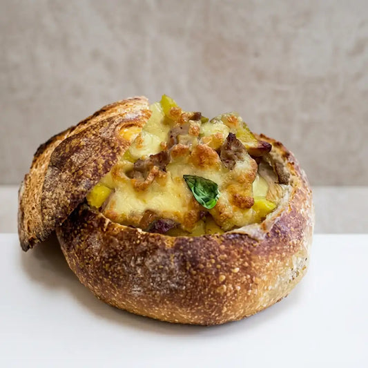 Parmigianotta - salsiccia, patate, provola di Agerola
